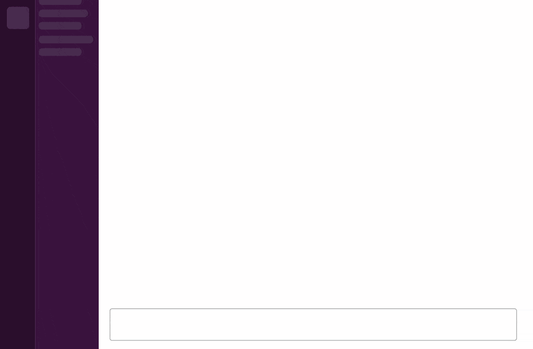 Animated screen recording showing acknowledge task in Slack chat.